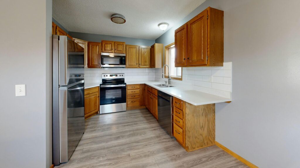 white kitchen surfaces